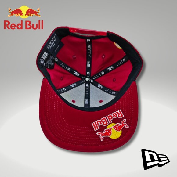 Hat Snapback New Era Red Suede Classic 9FIFTY Box & Sticker - Athlete Only - Picture 3 of 5